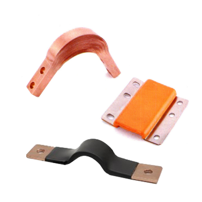 High Conductivity Flexible Copper Foil Connector With Flame Retardant Heat Shrinkable Tube For Battery Pack